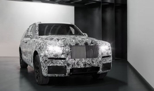 Rolls-Royce Cullinan 2018 bị rò rỉ hình ảnh với thiết kế hoàn toàn mới