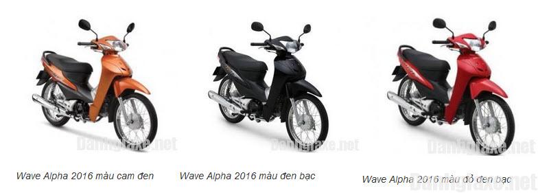 Đánh giá xe Honda Wave alpha 2016, hình ảnh, thông số kỹ thuật