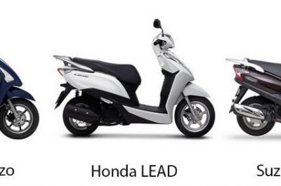 So sánh bộ ba xe tay ga cho nữa Acruzo Yamaha, LEAD Honda và UA 125T Suzuki
