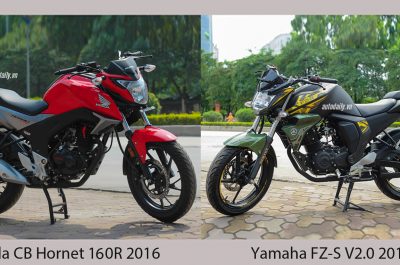 Nên mua Honda CB Hornet 160R hay Yamaha FZ-S V2.0 2016 với 80 triệu đồng?