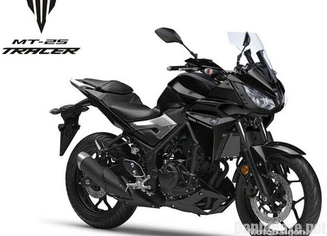 Hãng xe Yamaha Tracer 300 lộ bản Touring của MT-03 - Danhgiaxe