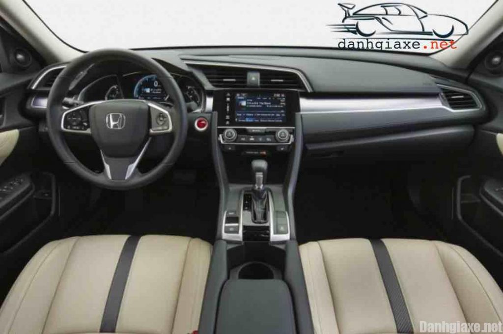 Đánh giá Honda Civic 2016 về thiết kế nội thất