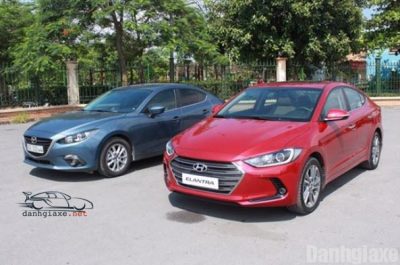 So sánh đánh giá Hyundai Elantra 2016 và Mazda 3