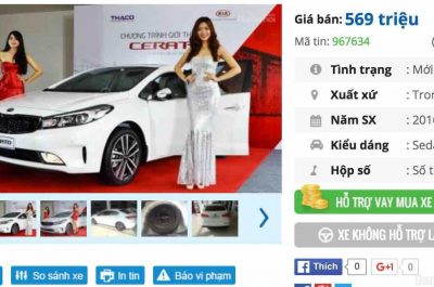 Cần bán xe Kia Cerato màu trắng giá 569 triệu tại Hà Nội, xe mới 100%