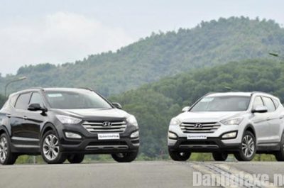 Tư vấn nên mua Hyundai SantaFe máy dầu hay máy xăng, xe nào tốt?