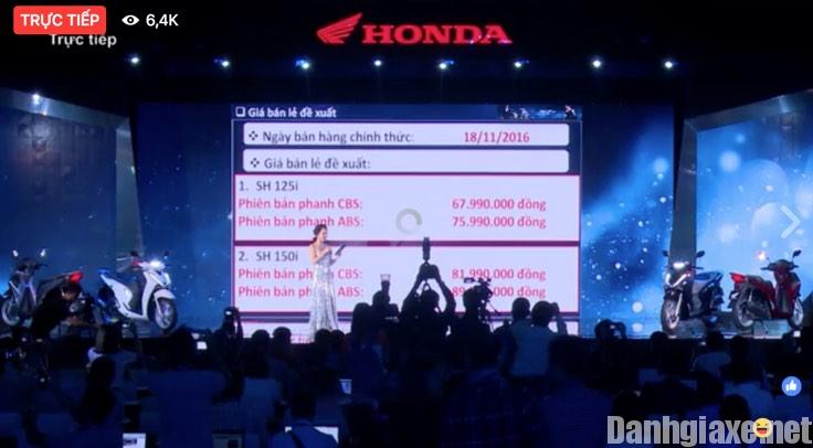 Honda SH 2017 giá bao nhiêu? Đánh giá thông số kỹ thuật & hình ảnh