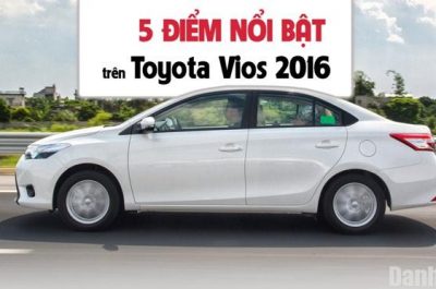 Toyota Vios 2016 có những nâng cấp gì mới?