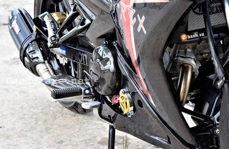 Chất lừ Yamaha Exciter 150 độ full dàn áo Carbon Fiber của biker Việt