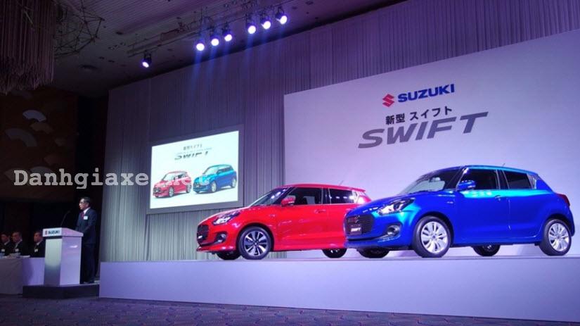 Giá xe Suzuki Swift 2017 từ 12.300 USD với 6 phiên bản lựa chọn