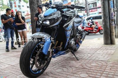 Ngắm Kawasaki Z1000 độ đồ chơi hiệu đón năm 2017 cực chất của một biker Sài Gòn