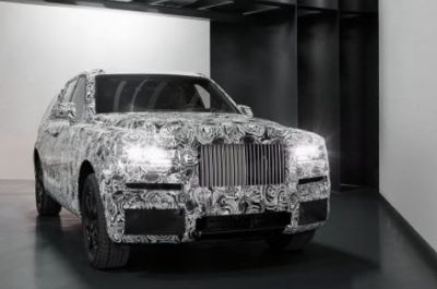 Rolls-Royce Cullinan 2018 bị rò rỉ hình ảnh với thiết kế hoàn toàn mới