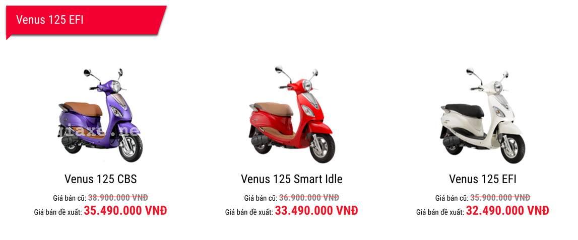 Venus 125 EFI  Kường Ngân  Mua bán xe máy Honda Yamaha SYM