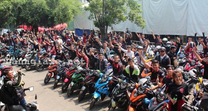 Thi “Độ WINNER, so cá tính” có hơn 1.000 biker tham dự với 300 mẫu xe độ 1