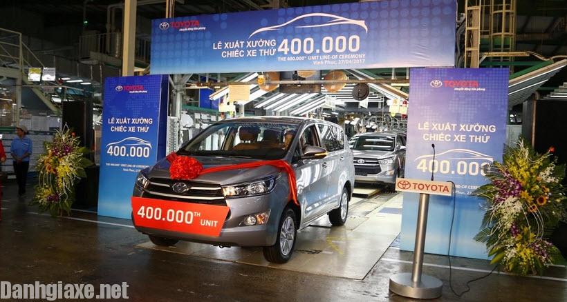 Toyota Việt Nam (TMV) chính thức xuất xưởng chiếc xe thứ 400.000 tại Vĩnh Phúc 1