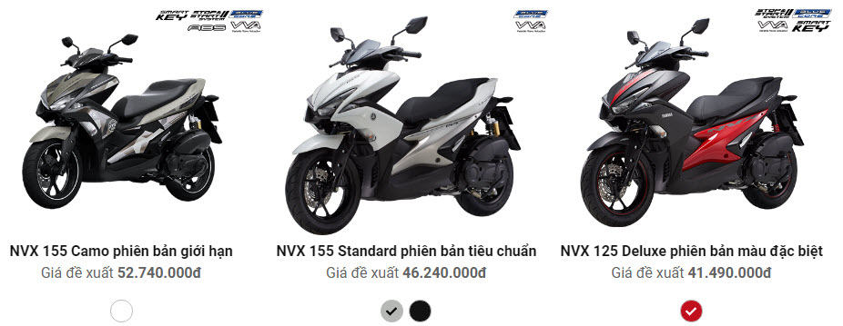 Ưu điểm nổi bật của xe Yamaha NVX 2018