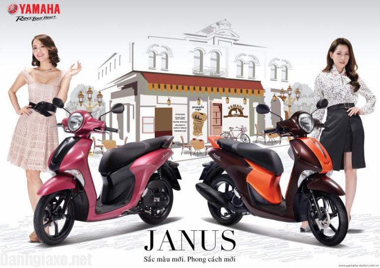 Yamaha Janus màu hồng và màu cam chính thức được bày bán với giá 31,5 triệu VNĐ