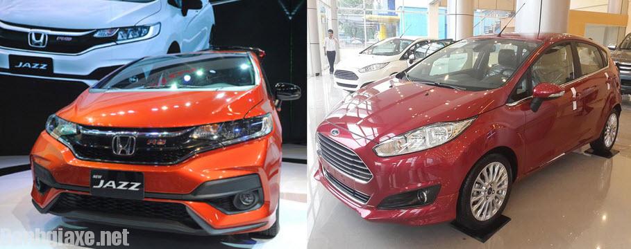 So sánh nên mua Honda Jazz hay Ford Fiesta 2017- 2018? 2