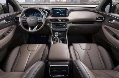Thiết kế nội thất của xe Hyundai Santa Fe 2019 thế hệ mới